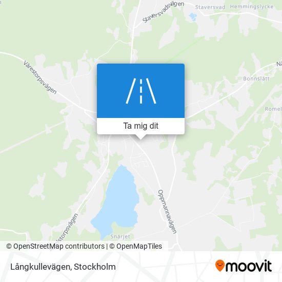 Långkullevägen karta