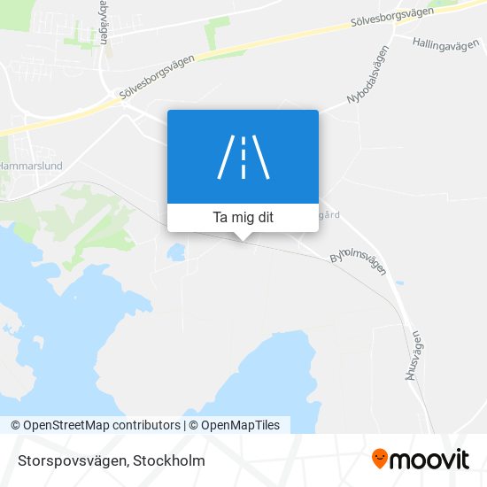 Storspovsvägen karta