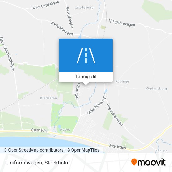 Uniformsvägen karta