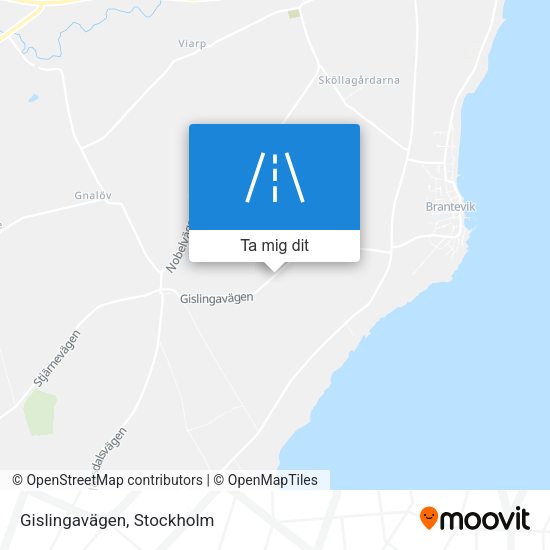 Gislingavägen karta