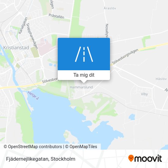 Fjädernejlikegatan karta
