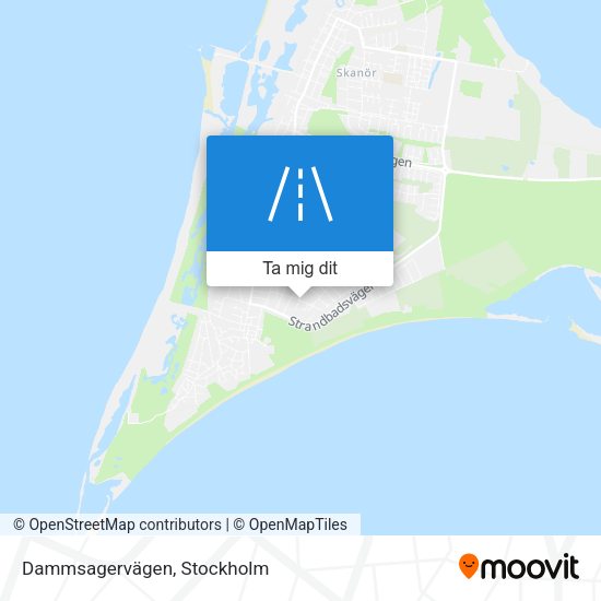 Dammsagervägen karta