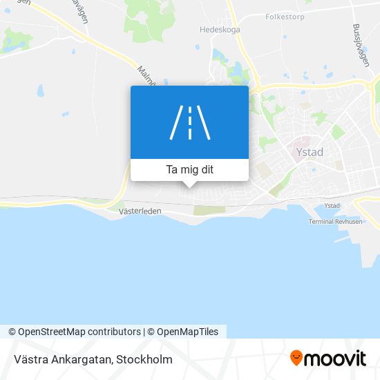 Västra Ankargatan karta