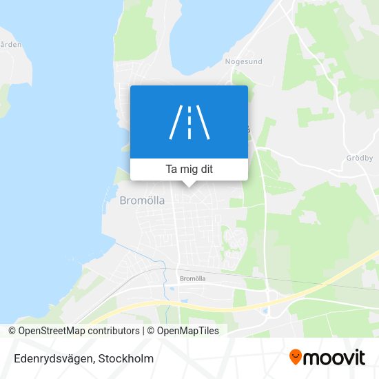 Edenrydsvägen karta