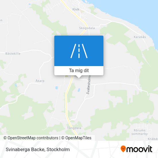 Svinaberga Backe karta
