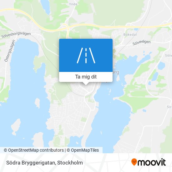 Södra Bryggerigatan karta