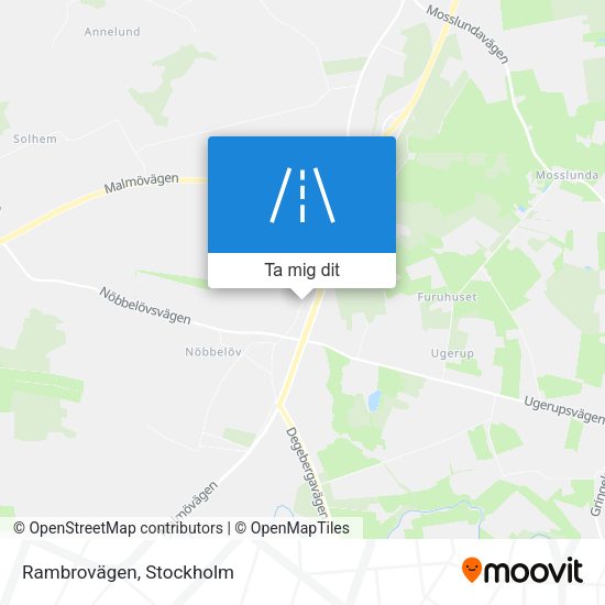Rambrovägen karta