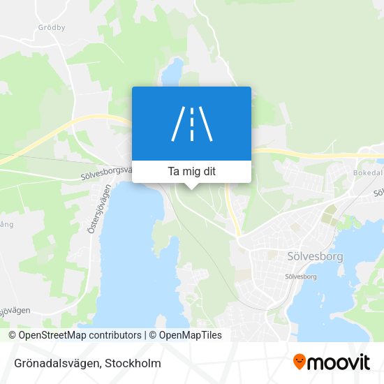 Grönadalsvägen karta