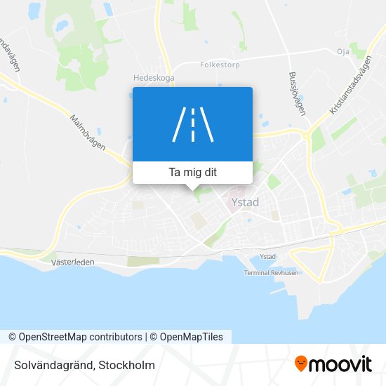 Solvändagränd karta