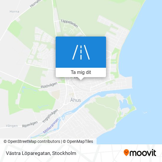 Västra Löparegatan karta