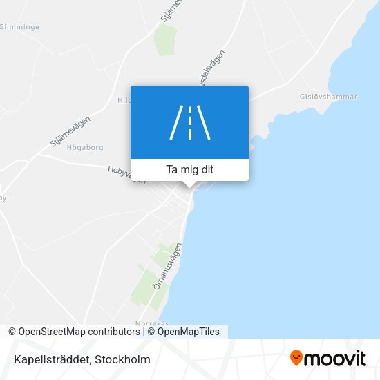 Kapellsträddet karta