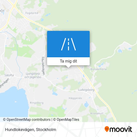 Hundlokevägen karta