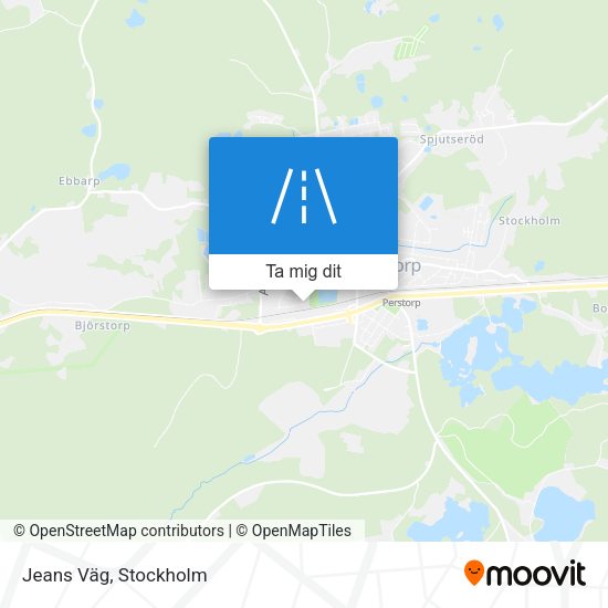 Jeans Väg karta