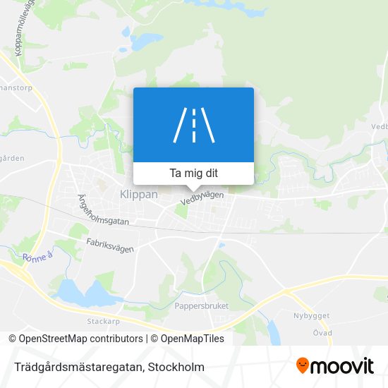 Trädgårdsmästaregatan karta