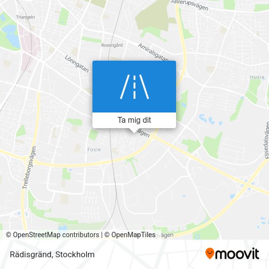 Rädisgränd karta