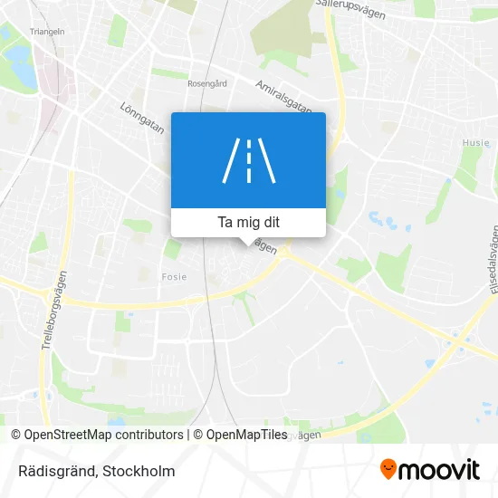 Rädisgränd karta