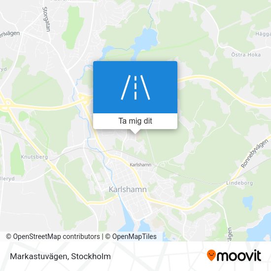 Markastuvägen karta