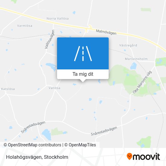 Holahögsvägen karta