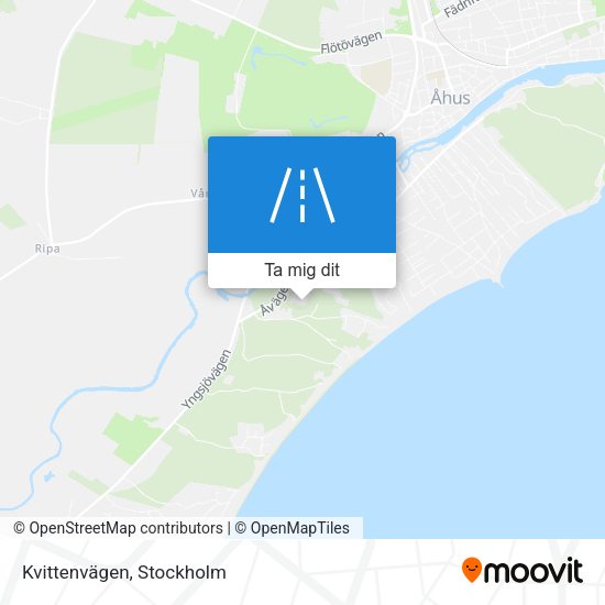 Kvittenvägen karta