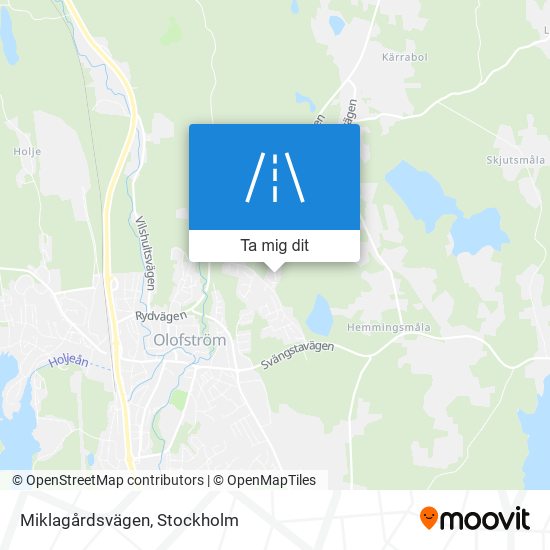 Miklagårdsvägen karta