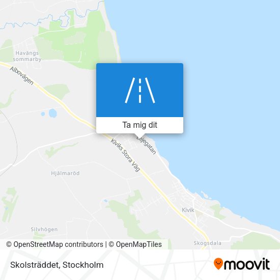 Skolsträddet karta