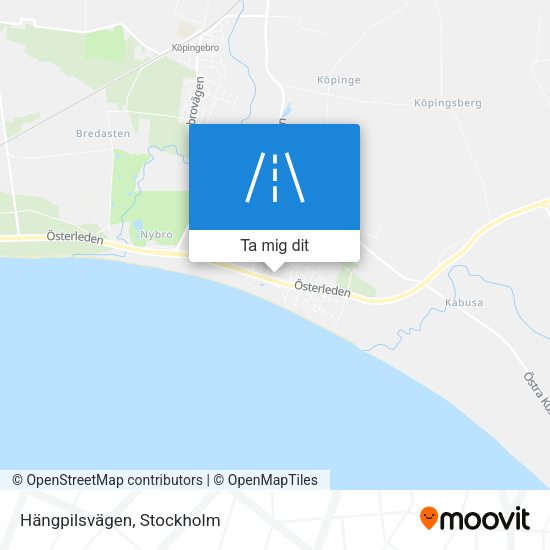 Hängpilsvägen karta