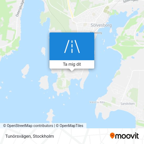 Tunörsvägen karta