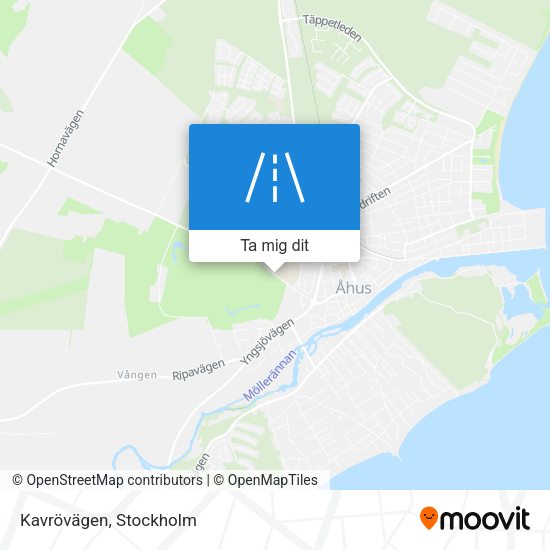 Kavrövägen karta