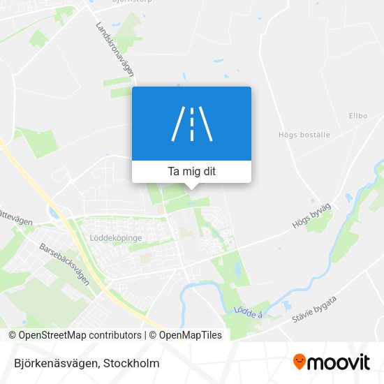 Björkenäsvägen karta
