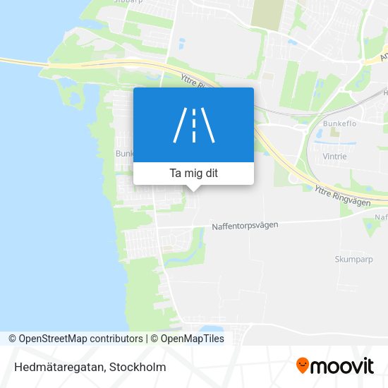 Hedmätaregatan karta