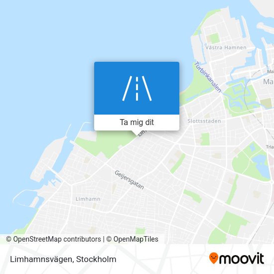 Limhamnsvägen karta