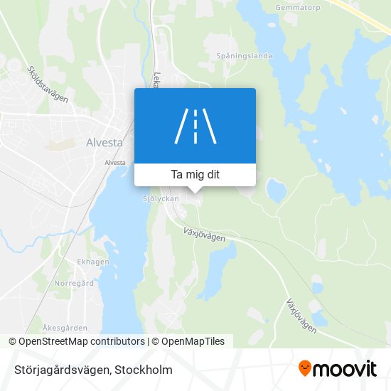 Störjagårdsvägen karta