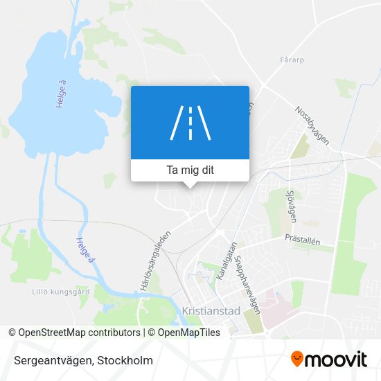 Sergeantvägen karta