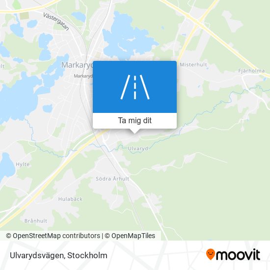 Ulvarydsvägen karta