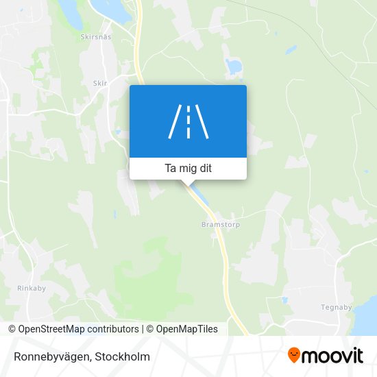Ronnebyvägen karta