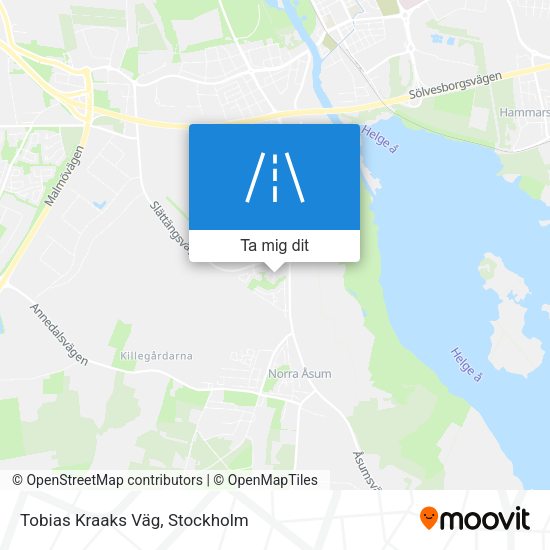 Tobias Kraaks Väg karta