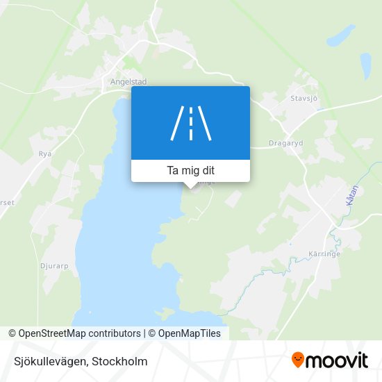 Sjökullevägen karta