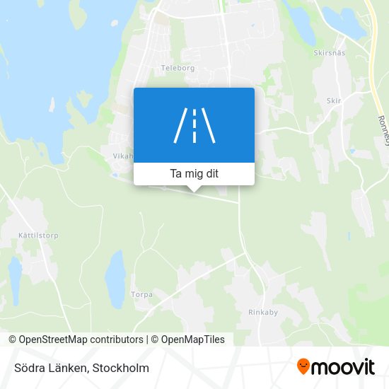 Södra Länken karta