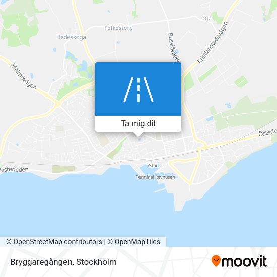 Bryggaregången karta