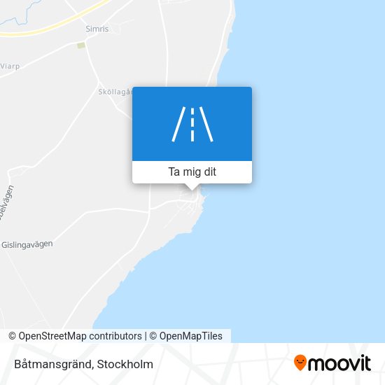 Båtmansgränd karta