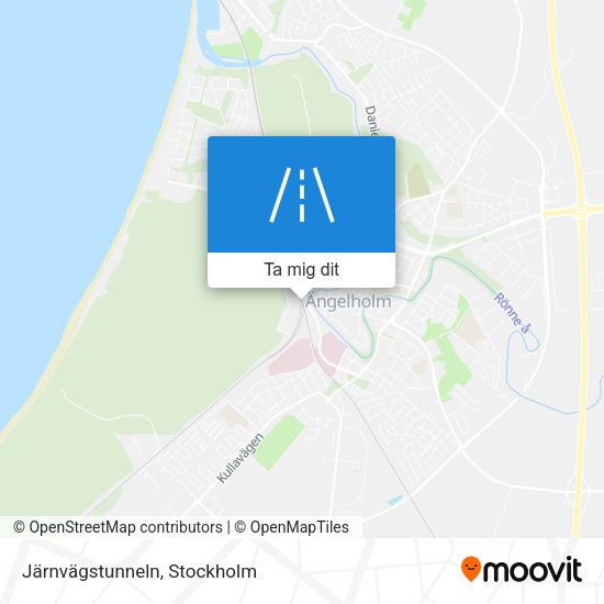 Järnvägstunneln karta