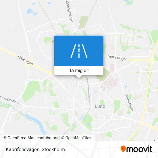 Kaprifolievägen karta