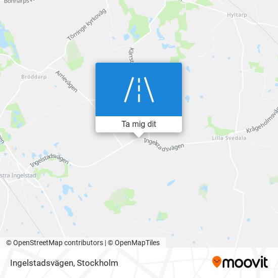 Ingelstadsvägen karta