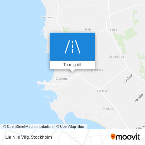 Lia Nils Väg karta