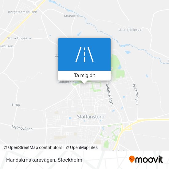 Handskmakarevägen karta