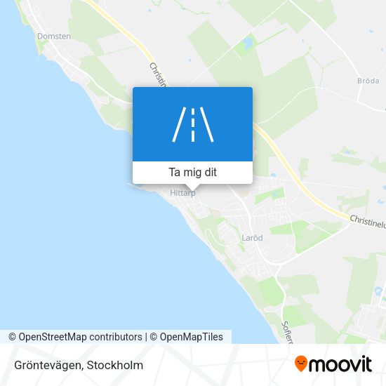 Gröntevägen karta