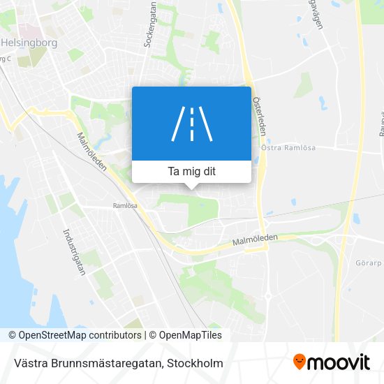 Västra Brunnsmästaregatan karta