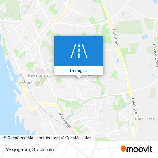 Växjögatan karta