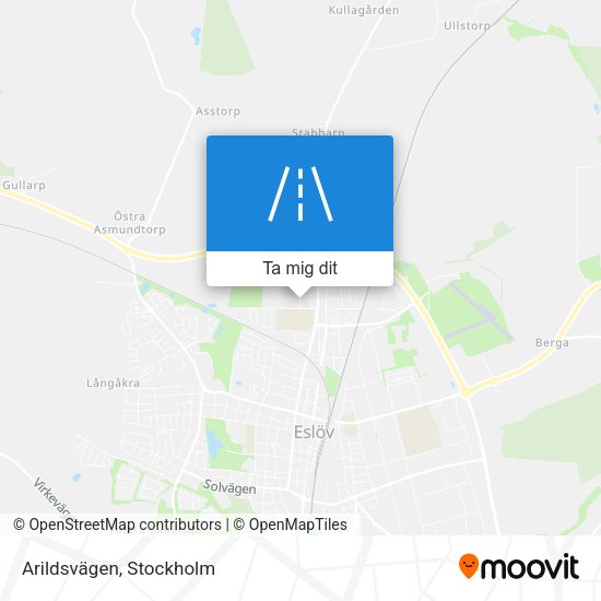 Arildsvägen karta