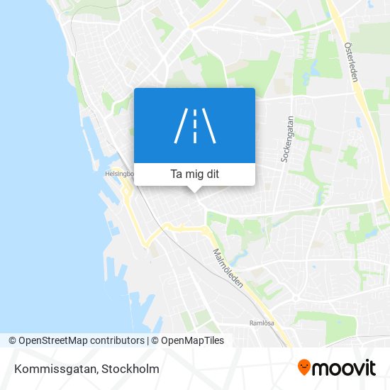 Kommissgatan karta